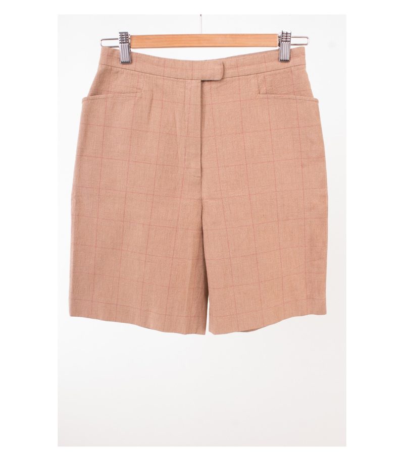 ESCADA SPORT Damen Shorts - Gr. DE 36 Beige Rot Baumwolle – Foto 1