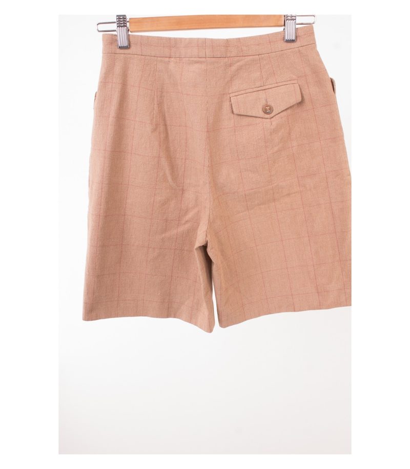 ESCADA SPORT Damen Shorts - Gr. DE 36 Beige Rot Baumwolle – Foto 2