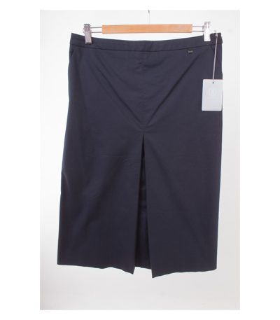 BOGNER Damen Rock Gr. DE 40 Blau Baumwolle Neu