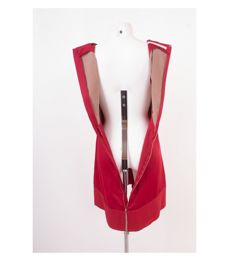 SCHUMACHER Damen Kleid - Gr. 3 (DE 38) Rot Beige – Foto 7