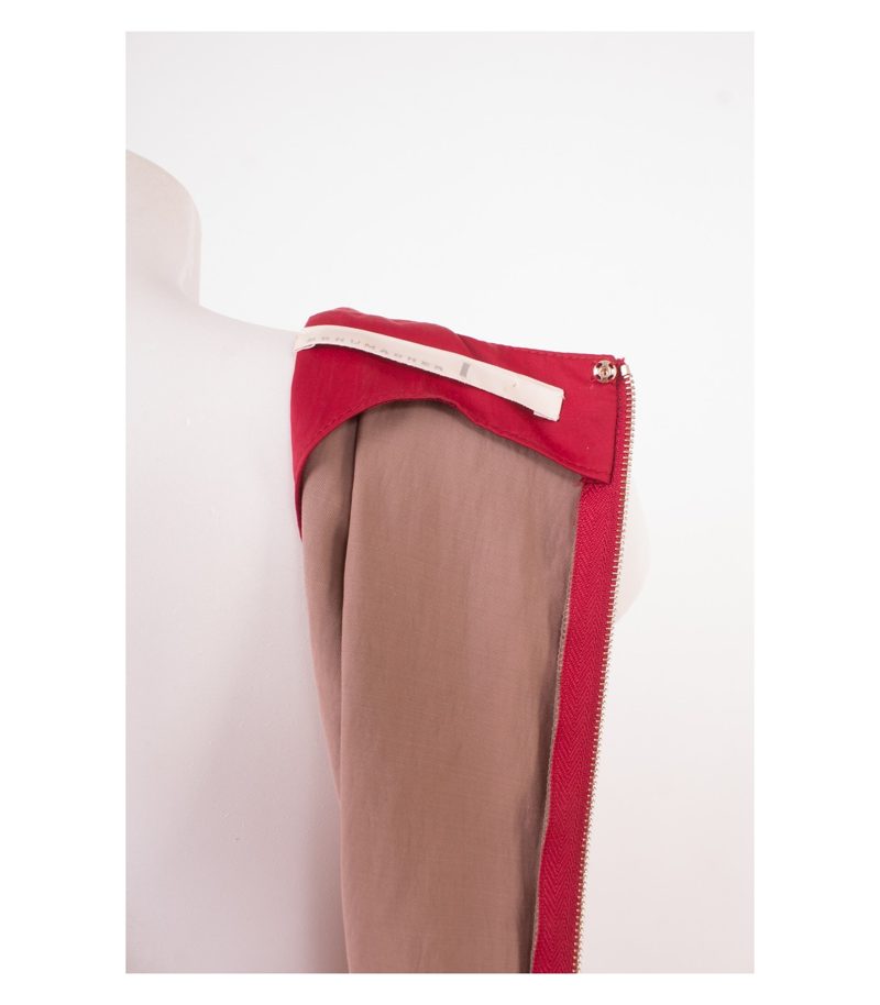 SCHUMACHER Damen Kleid - Gr. 3 (DE 38) Rot Beige – Foto 8
