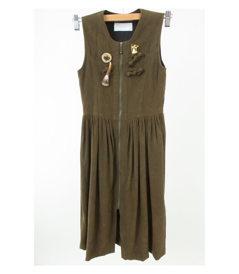 SPORTALM Mädchen - Kleid Trachtenkleid Gr.140 Olivgrün – Foto 1