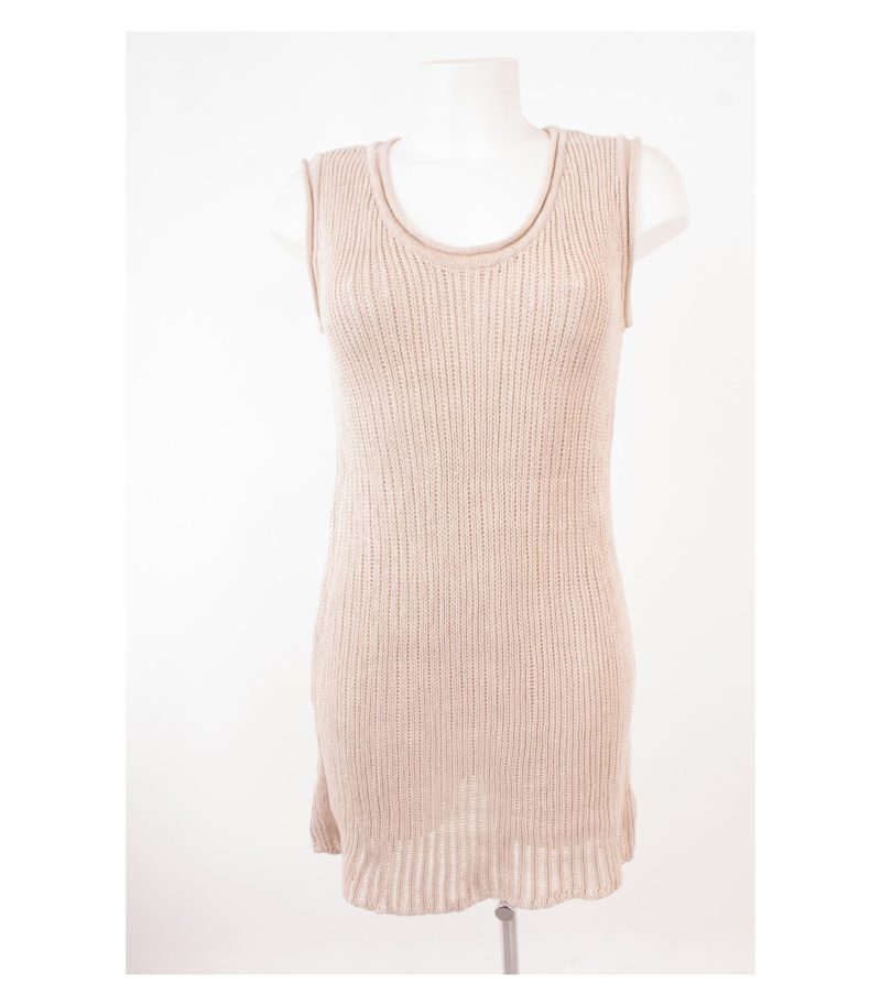 RENE LEZARD Damen Kleid Sommerkleid Gr. S Beige – Foto 1