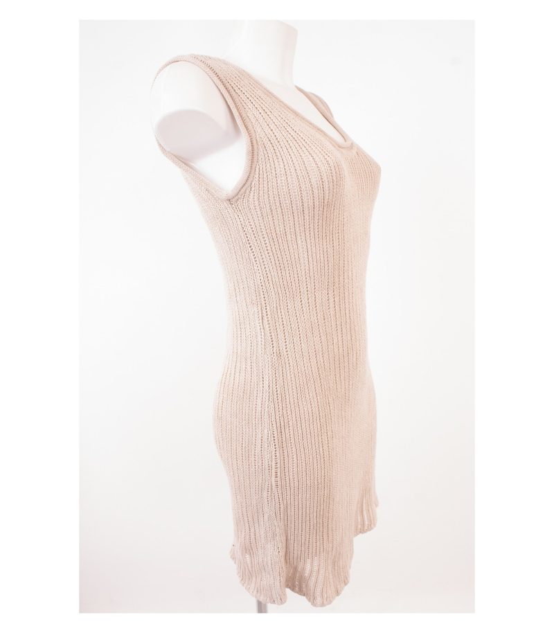 RENE LEZARD Damen Kleid Sommerkleid Gr. S Beige – Foto 2
