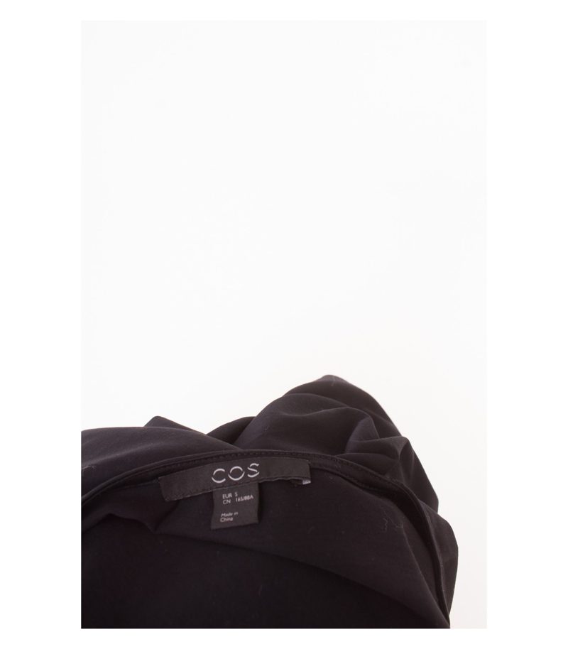 COS Damen T-Shirt Gr. S Schwarz Baumwolle – Foto 5