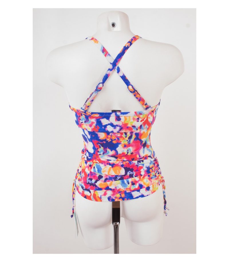 SEAFOLLY Damen Badeanzug Oberteil Top DD/E CUP Gr. 10 DE 36 Mehrfarbig NEU – Foto 4