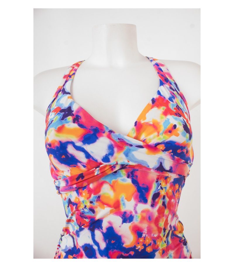 SEAFOLLY Damen Badeanzug Oberteil Top DD/E CUP Gr. 10 DE 36 Mehrfarbig NEU – Foto 5