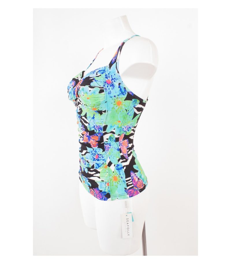 SEAFOLLY Damen Badeanzug Oberteil Top Gr. 10 DE 36 Mehrfarbig NEU – Foto 3