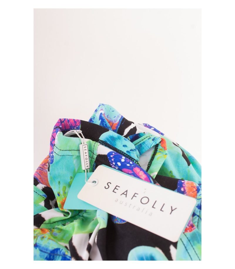 SEAFOLLY Damen Badeanzug Oberteil Top Gr. 10 DE 36 Mehrfarbig NEU – Foto 5