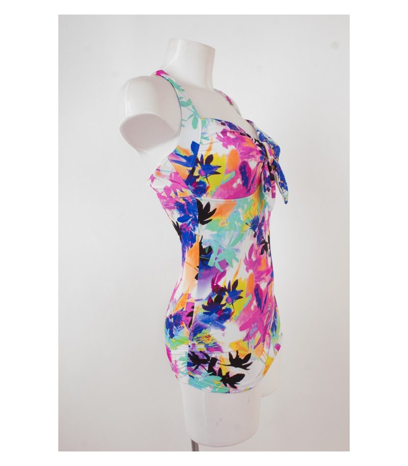 SEAFOLLY Damen Badeanzug Oberteil Top DD CUP Gr. 10 DE 36 Mehrfarbig NEU – Foto 2