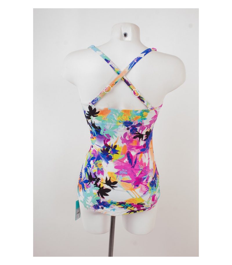SEAFOLLY Damen Badeanzug Oberteil Top DD CUP Gr. 10 DE 36 Mehrfarbig NEU – Foto 4