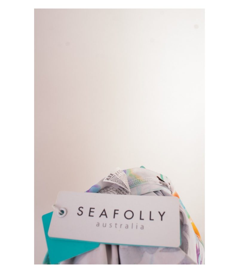 SEAFOLLY Damen Badeanzug Oberteil Top DD CUP Gr. 10 DE 36 Mehrfarbig NEU – Foto 5