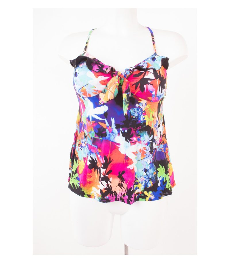 SEAFOLLY Damen Badeanzug Oberteil Top Gr. 10 DE 36 Mehrfarbig NEU – Foto 1