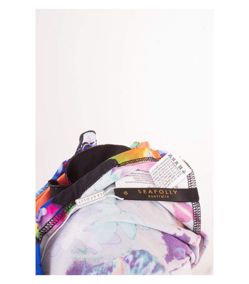 SEAFOLLY Damen Badeanzug Oberteil Top Gr. 10 DE 36 Mehrfarbig NEU – Foto 6