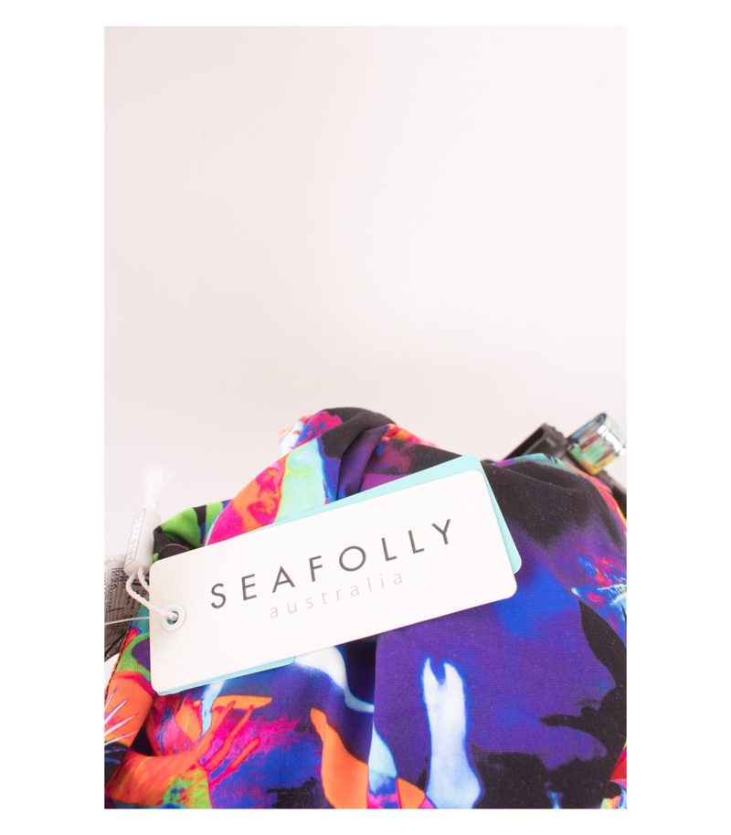 SEAFOLLY Damen Badeanzug Oberteil Top Gr. 10 DE 36 Mehrfarbig NEU – Foto 7