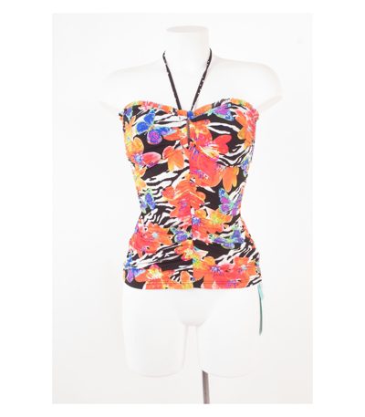 SEAFOLLY Damen Badeanzug Oberteil Top D CUP Gr. 10 DE 36 Mehrfarbig NEU