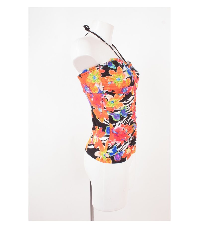 SEAFOLLY Damen Badeanzug Oberteil Top D CUP Gr. 10 DE 36 Mehrfarbig NEU – Foto 2
