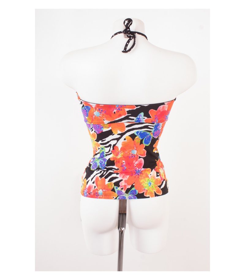 SEAFOLLY Damen Badeanzug Oberteil Top D CUP Gr. 10 DE 36 Mehrfarbig NEU – Foto 4