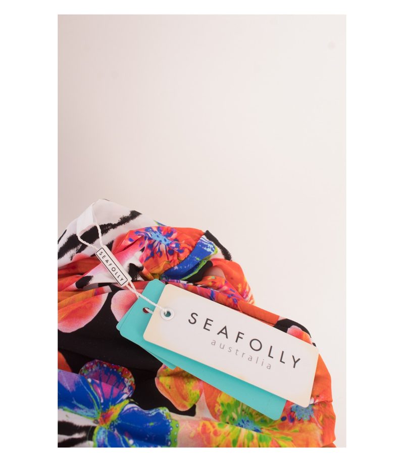 SEAFOLLY Damen Badeanzug Oberteil Top D CUP Gr. 10 DE 36 Mehrfarbig NEU – Foto 6