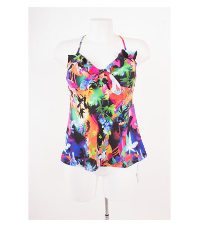 SEAFOLLY Damen Badeanzug Oberteil Top Gr. 12 DE 38 Mehrfarbig NEU