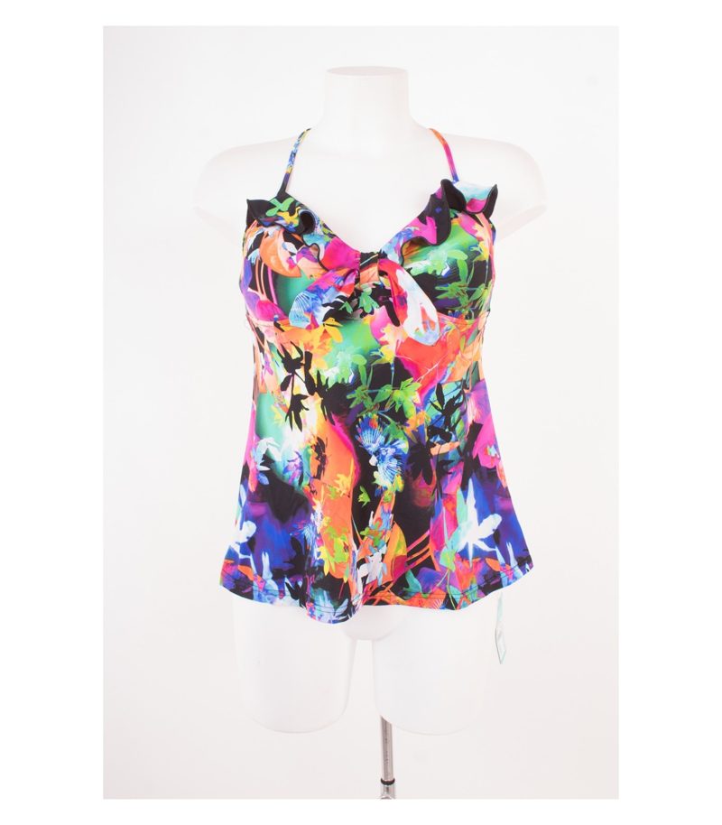 SEAFOLLY Damen Badeanzug Oberteil Top Gr. 12 DE 38 Mehrfarbig NEU – Foto 1