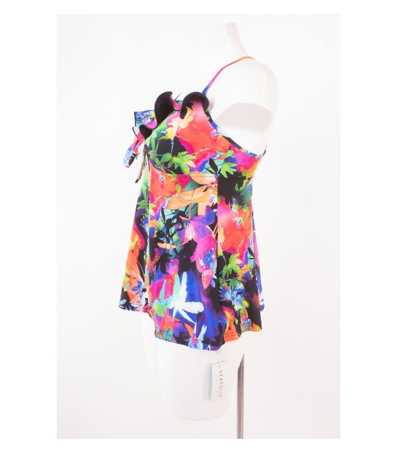 SEAFOLLY Damen Badeanzug Oberteil Top Gr. 12 DE 38 Mehrfarbig NEU – Foto 3