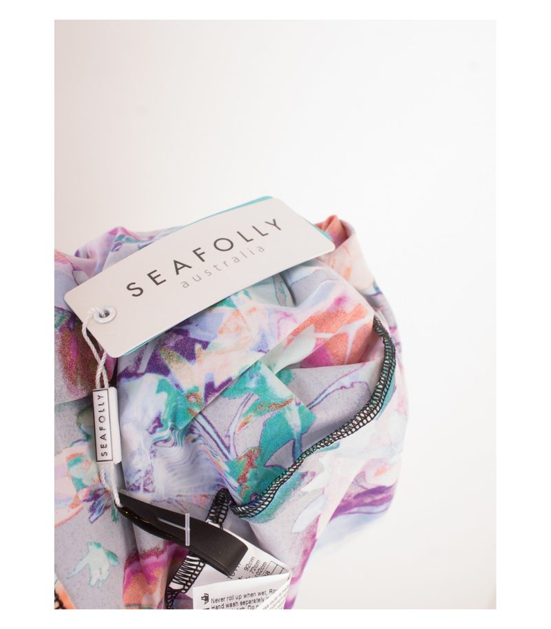 SEAFOLLY Damen Badeanzug Oberteil Top Gr. 12 DE 38 Mehrfarbig NEU – Foto 5