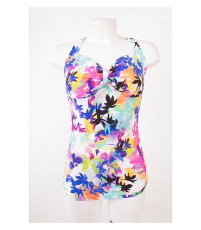 SEAFOLLY Damen Badeanzug Oberteil Top DD CUP Gr. 10 DE 36 Mehrfarbig NEU