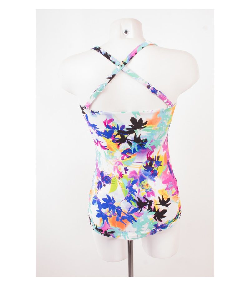 SEAFOLLY Damen Badeanzug Oberteil Top DD CUP Gr. 10 DE 36 Mehrfarbig NEU – Foto 4