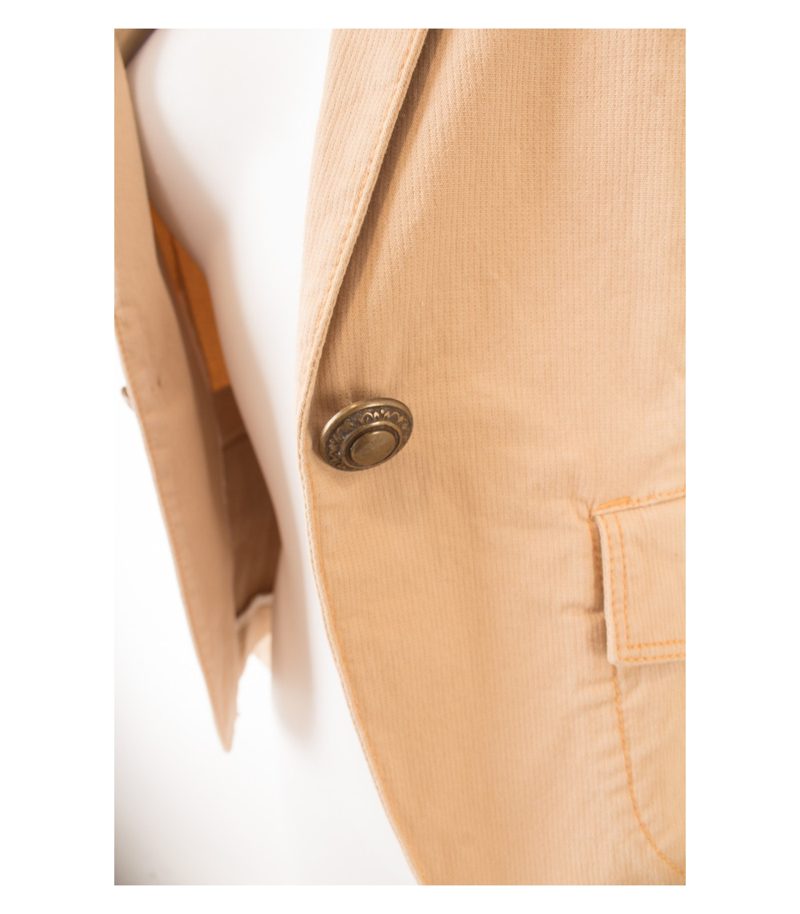SCHUMACHER Damen Hosenanzug Blazer 7/8 - Hose Gr. 1 (S) Beige Baumwolle – Foto 9