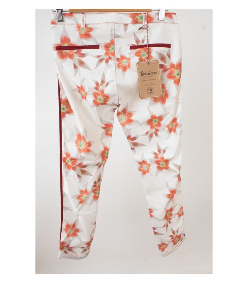 Barb'one Damen Hose Chino Stretch Modell MIA Gr. 27 Mehrfarbig Neu – Foto 2