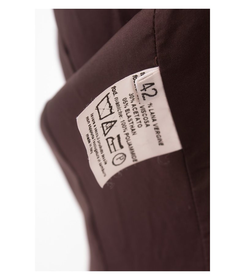 LAZZARI & Co Damen Blazer Reine Gr. IT 42 DE 36 Beigegrau Wolle – Foto 7