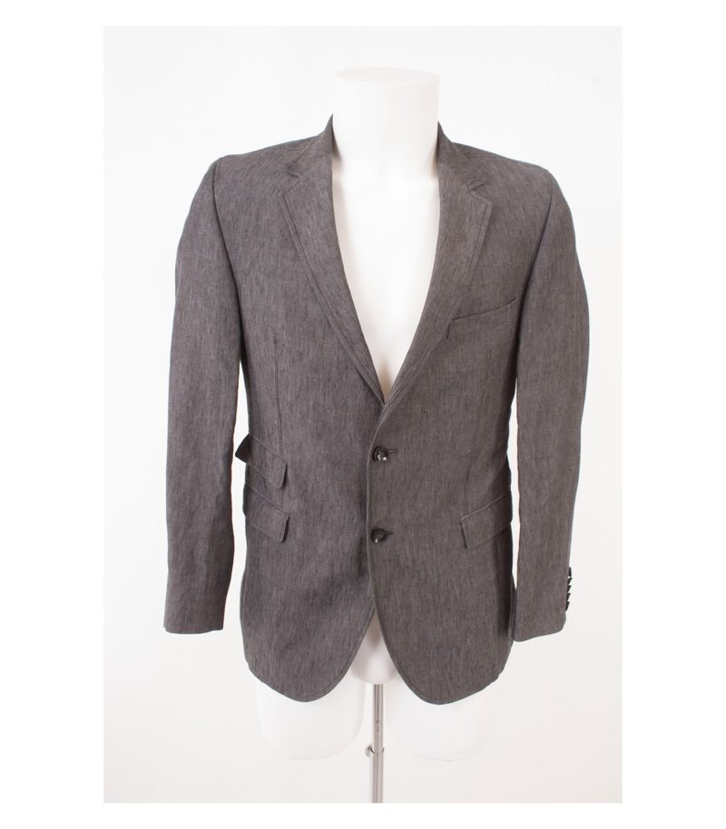strellson Herren Sakko Rourke Gr. 44 Grau Leinen – Foto 1