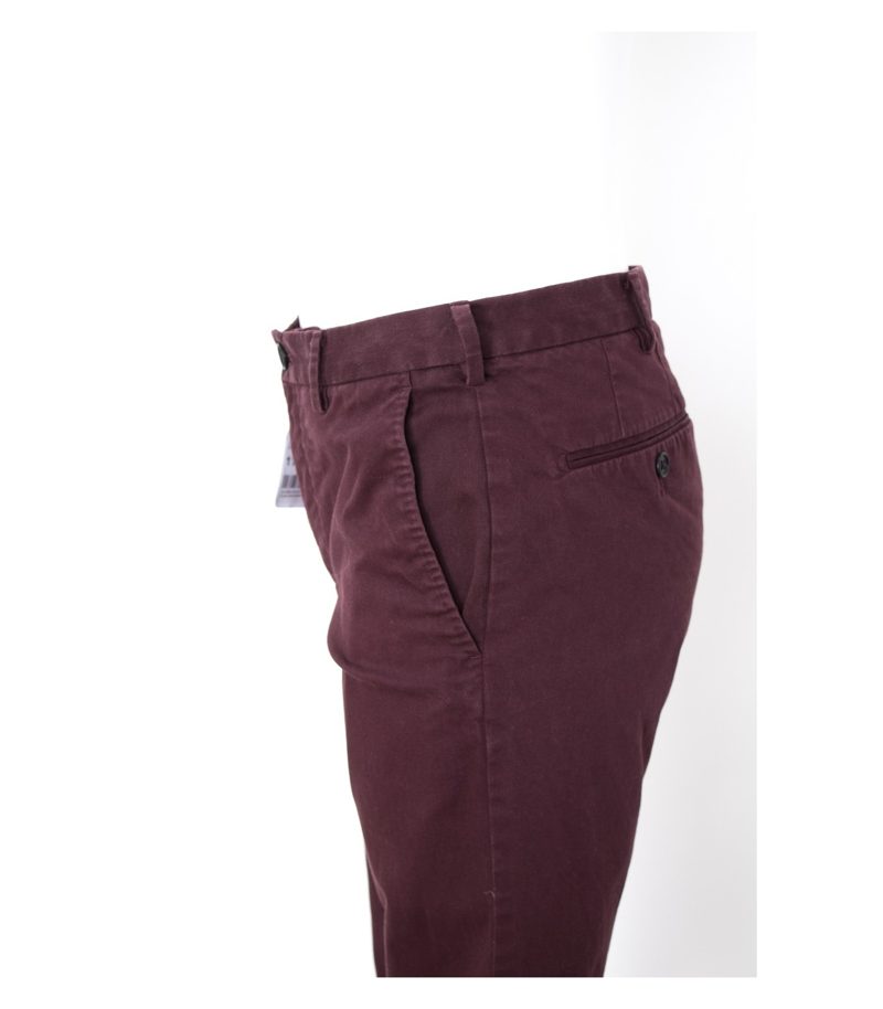UNIQLO Herren Hose Chino Weinrot Gr. W32 L34 Baumwolle – Foto 2