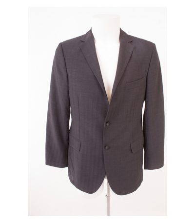 strellson Herren Sakko Gr. 46 Grau Wolle