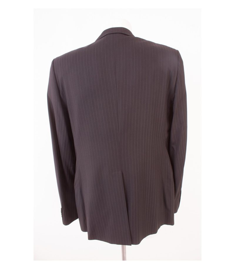 DOLCE & GABBANA Herren Smoking Sakko Gr. 54 A Drop 7 R Schwarz-Grau Wolle – Foto 4