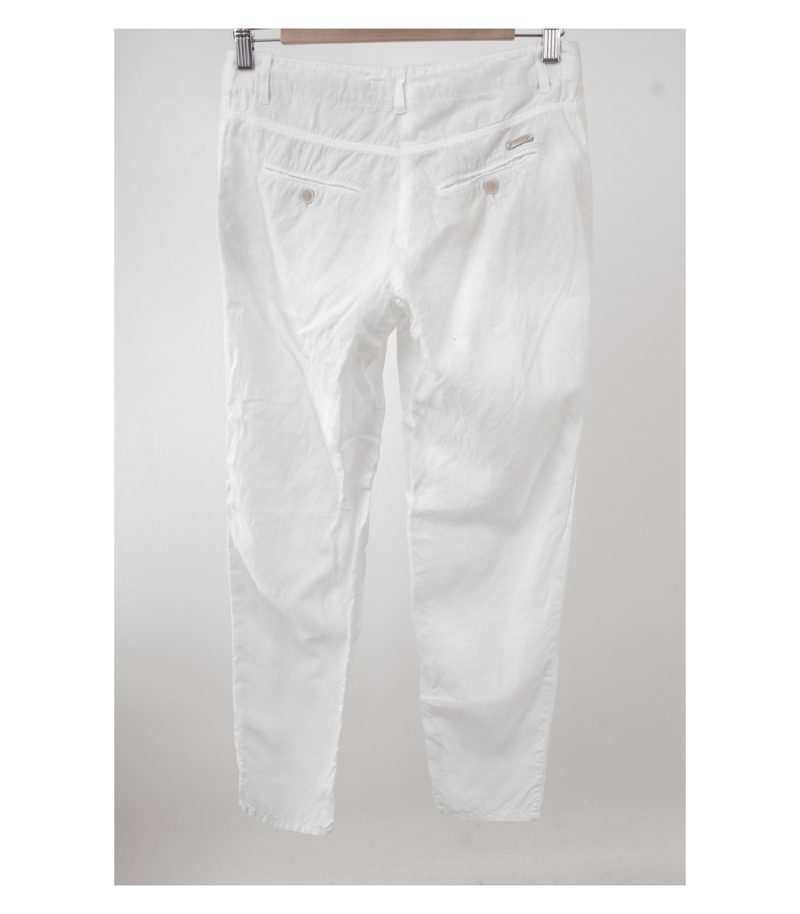 BRAX Damen Hose Leinenhose Style Melo Gr. DE 36 Weiß Leinen – Foto 2