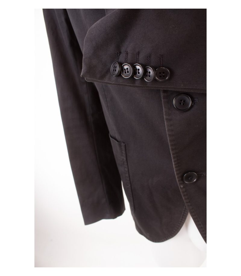 Drykorn Herren For Beautiful People Anzug Sakko Hose Gr. 48 Schwarz Baumwolle – Foto 4