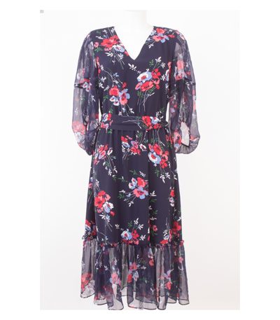 Ralph Lauren Damen Kleid Gr. US 10 DE 42 Mehrfarbig