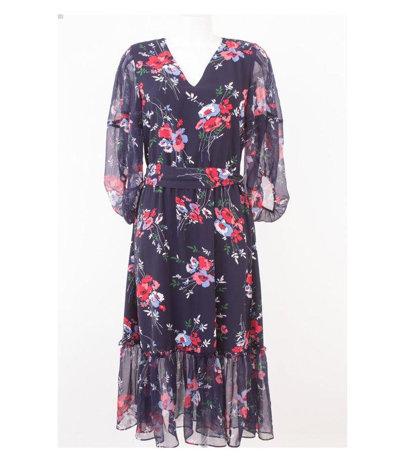 Ralph Lauren Damen Kleid Gr. US 10 DE 42 Mehrfarbig – Foto 1