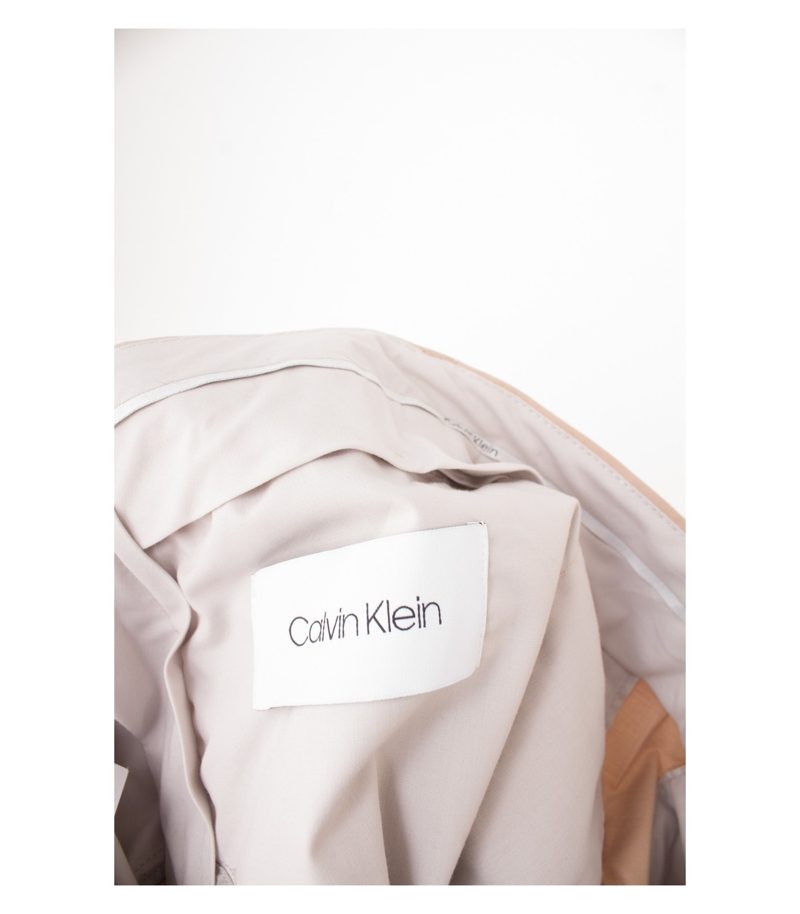 Calvin Klein Herren Hose Anzughose Gr. 50 Hellelfenbein Baumwolle Elasthan – Foto 4