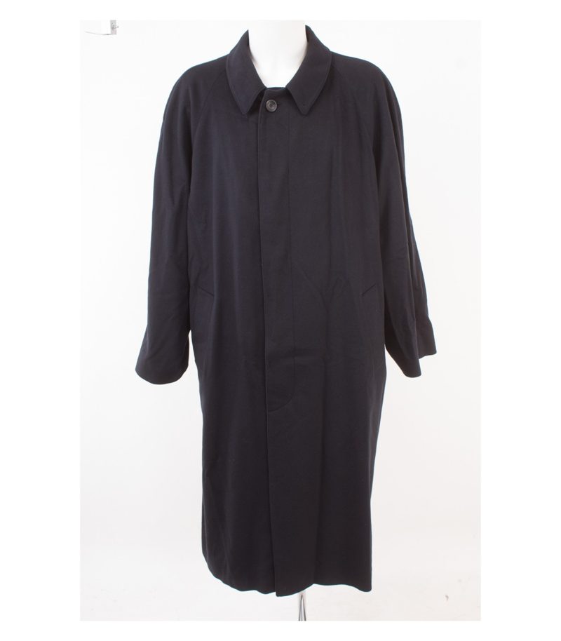 RENE LEZARD Herren Mantel Gr. 110 Reines Blau Kaschmir Cashmere – Foto 1