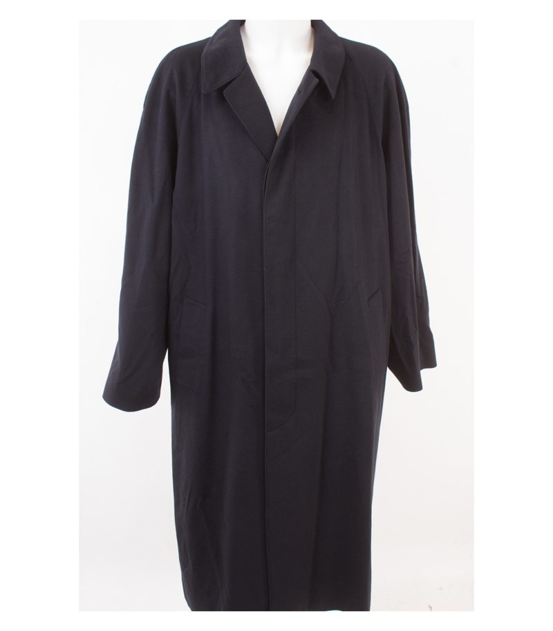 RENE LEZARD Herren Mantel Gr. 110 Reines Blau Kaschmir Cashmere – Foto 2