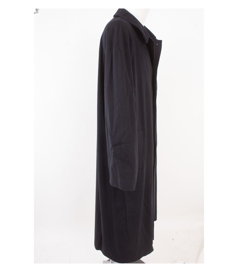 RENE LEZARD Herren Mantel Gr. 110 Reines Blau Kaschmir Cashmere – Foto 3