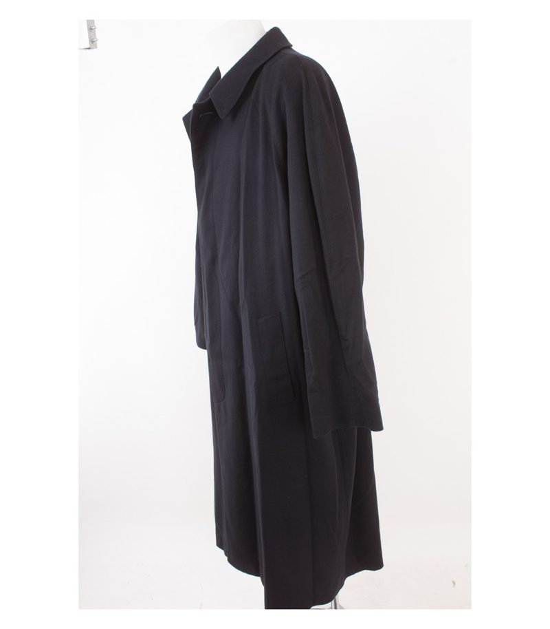 RENE LEZARD Herren Mantel Gr. 110 Reines Blau Kaschmir Cashmere – Foto 4