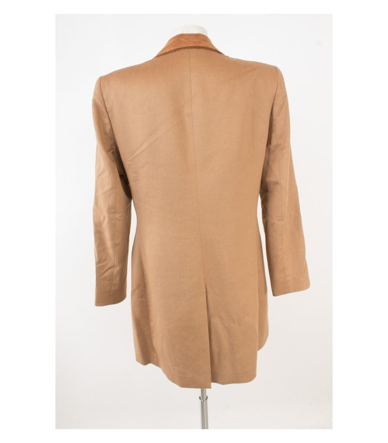 RENZO Damen Mantel Wollmantel Gr. DE 44 Beige Wolle Kaschmir Cashmere – Foto 4