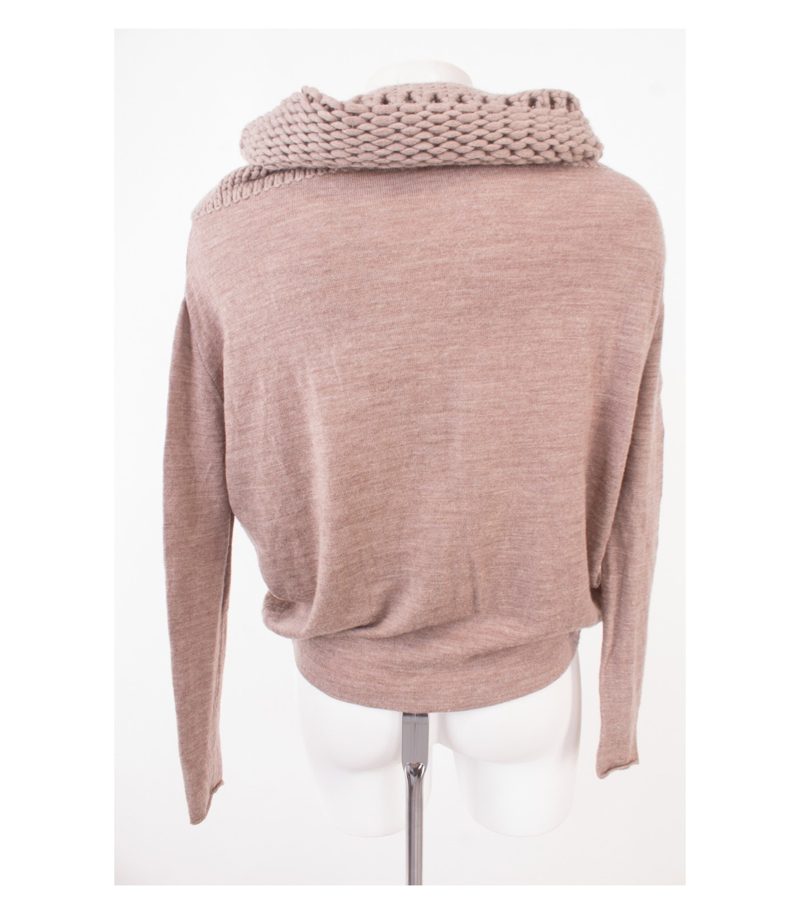 OFF & CO Damen Pullover Gr. XS Beigegrau Wolle Kaschmir Cashmere – Foto 4