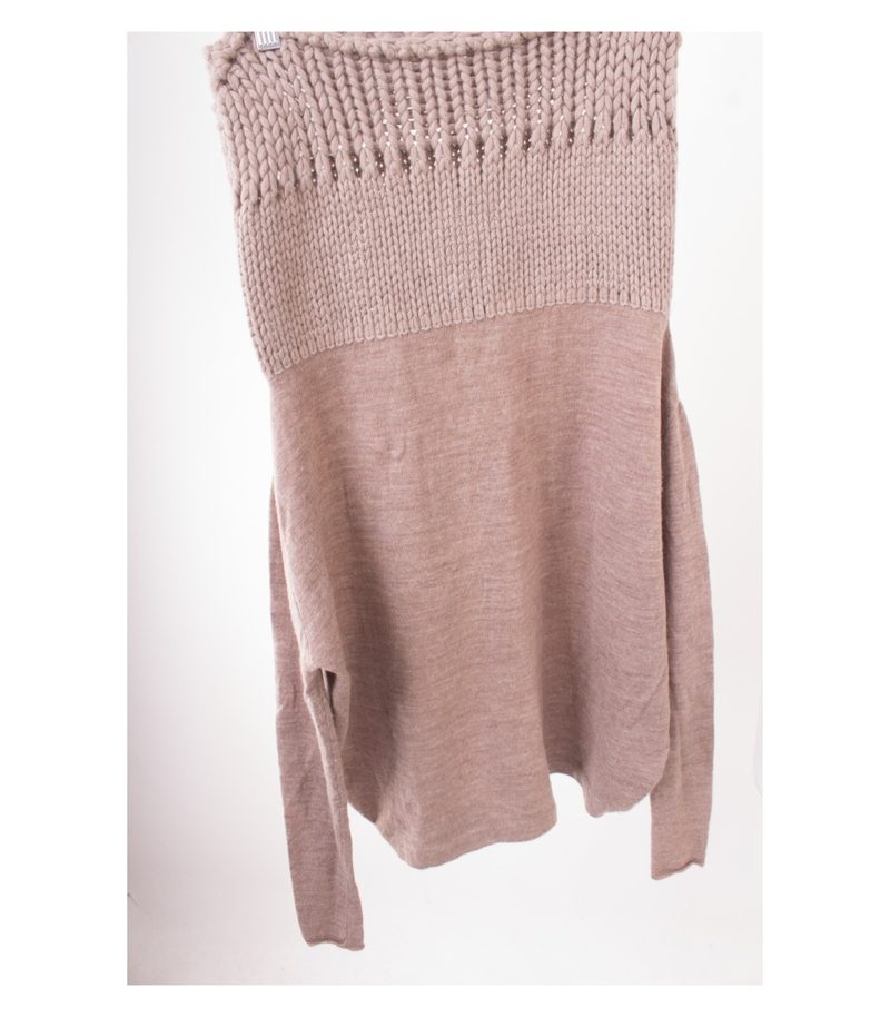 OFF & CO Damen Pullover Gr. XS Beigegrau Wolle Kaschmir Cashmere – Foto 5