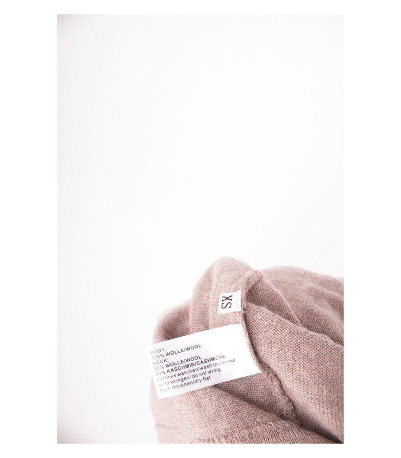 OFF & CO Damen Pullover Gr. XS Beigegrau Wolle Kaschmir Cashmere – Foto 7