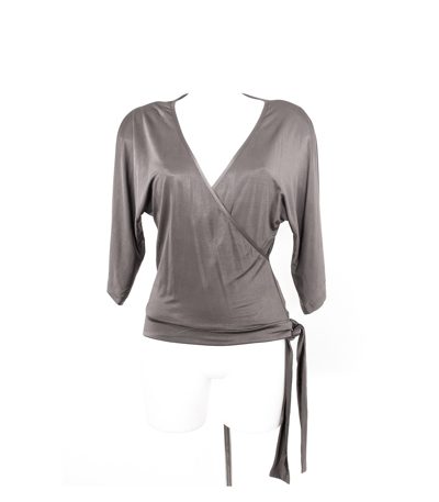 TUZZI Damen Bluse Top Gr. DE 36 Beigegrau